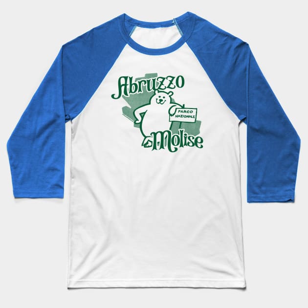 Abruzzo Molise Sixties Baseball T-Shirt by ItalianPowerStore